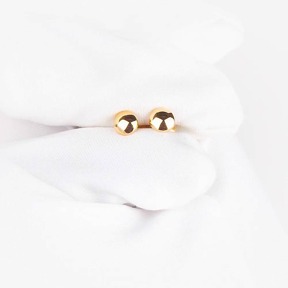 Серьги из красного золота 585 пробы 1