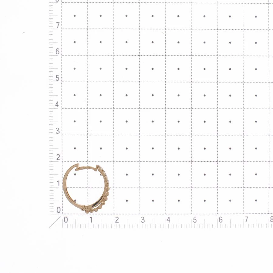 Серьги с фианитами из красного золота 375 пробы 4