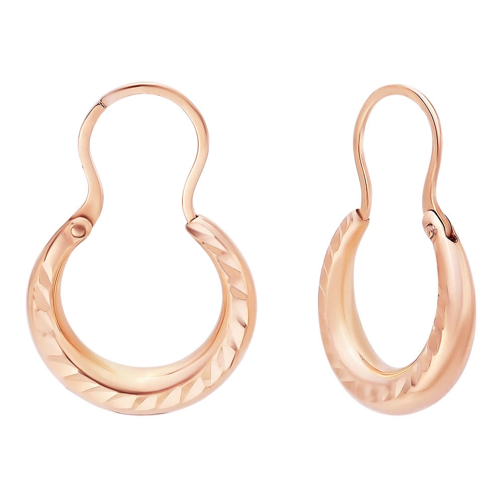 Серьги из красного золота 585 пробы