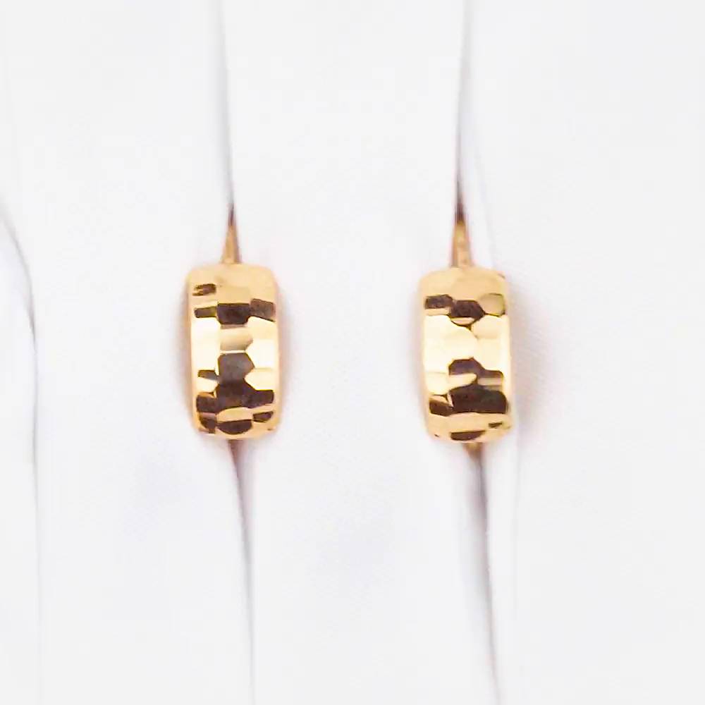 Серьги из красного золота 585 пробы 1