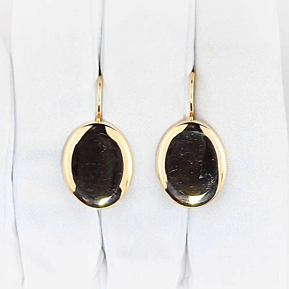 Серьги из красного золота 585 пробы 1