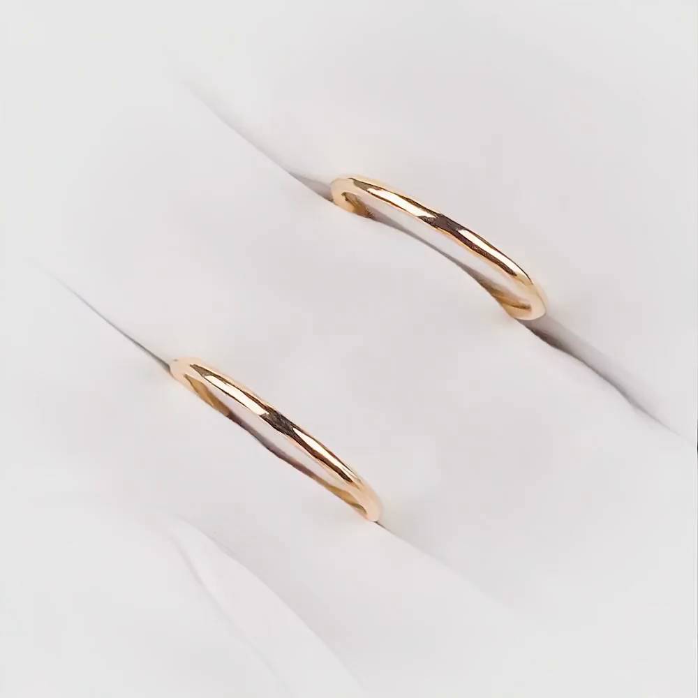 Серьги конго из красного золота 375 пробы 1