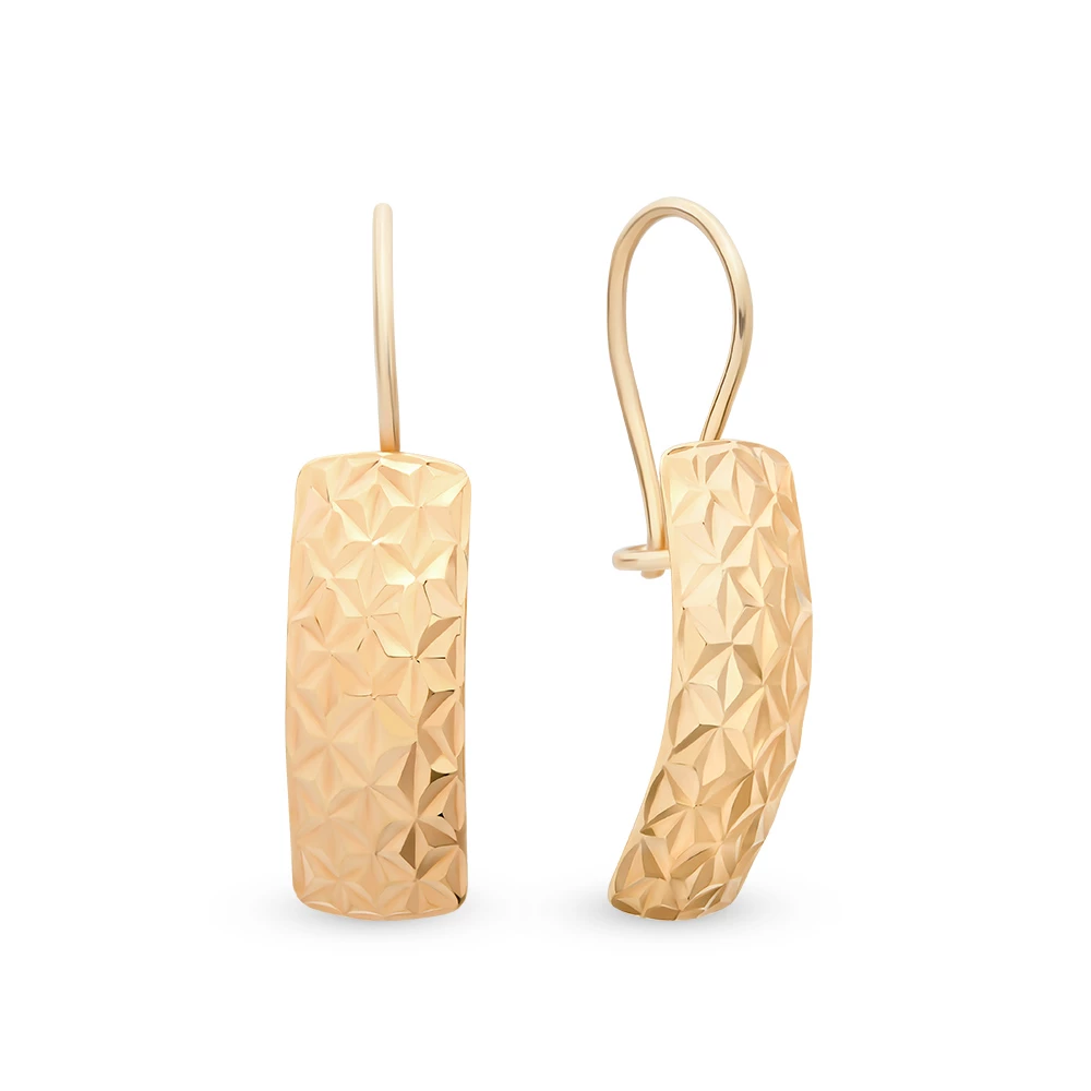 Серьги из красного золота 375 пробы 2