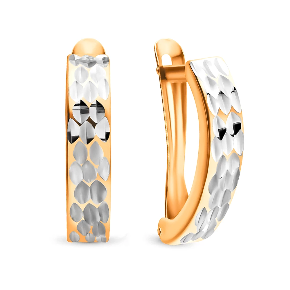 Серьги из красного золота 585 пробы 2