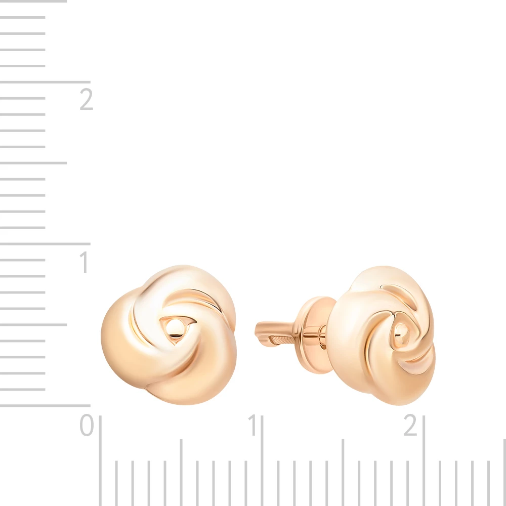 Серьги из красного золота 375 пробы 3