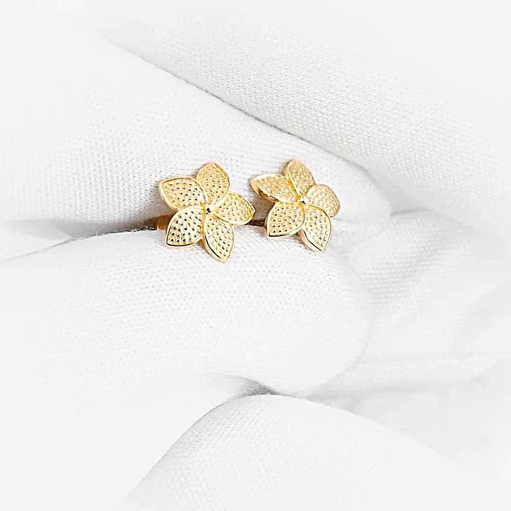 Серьги из красного золота 585 пробы 1