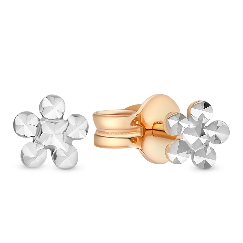 Серьги из красного золота 585 пробы