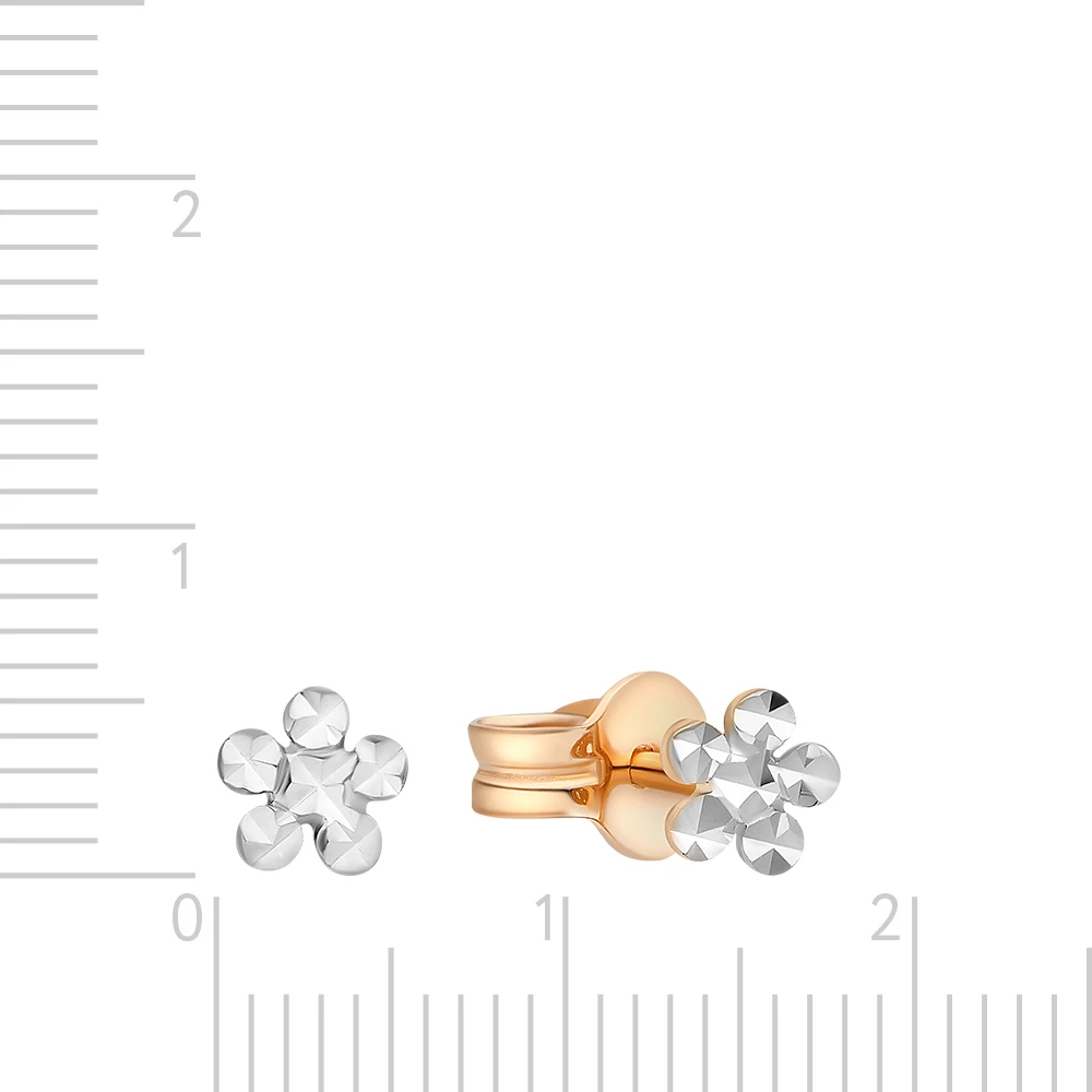 Серьги из красного золота 585 пробы