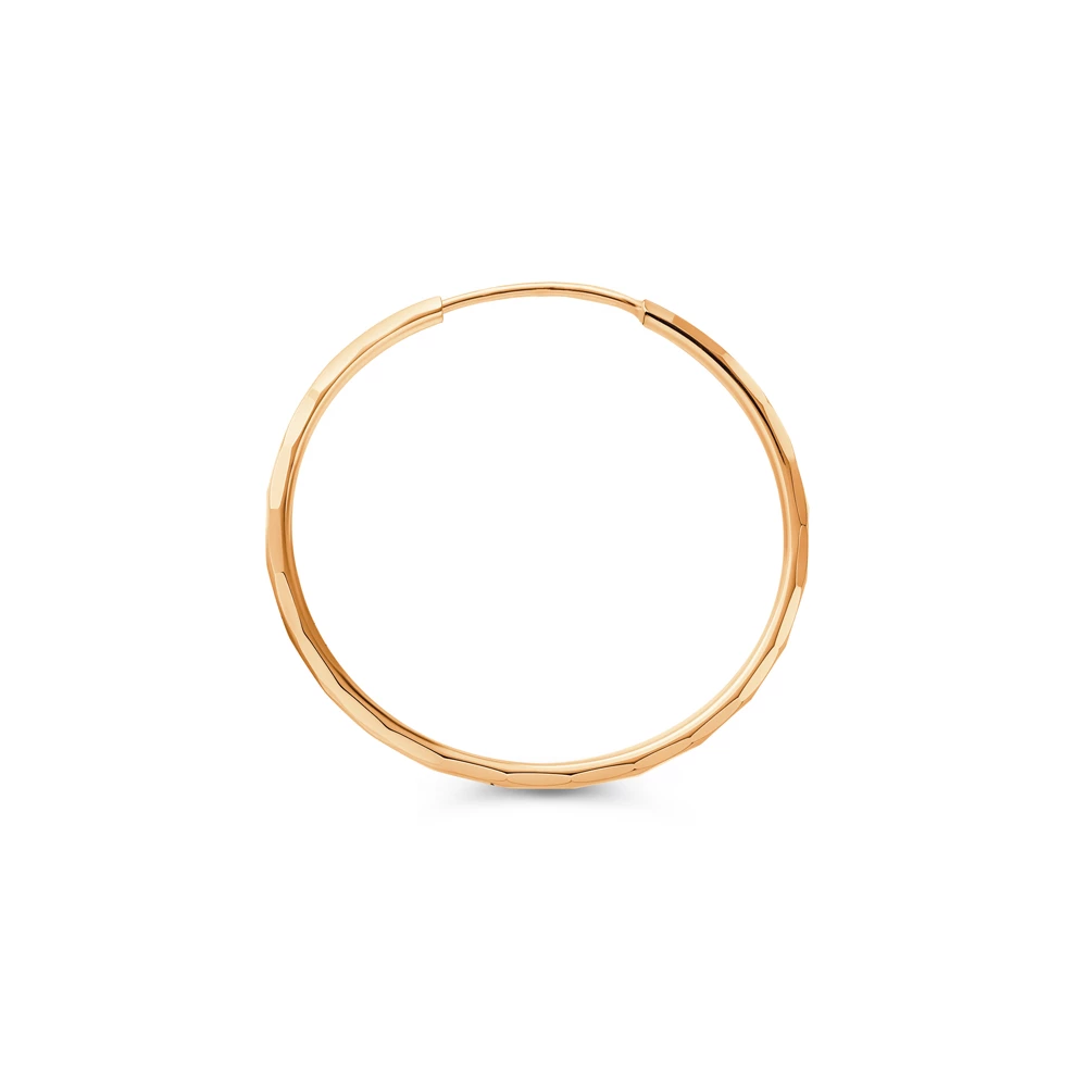 Серьга из красного золота 585 пробы 2