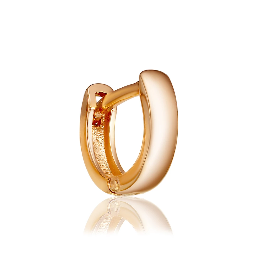 Серьга из красного золота 585 пробы