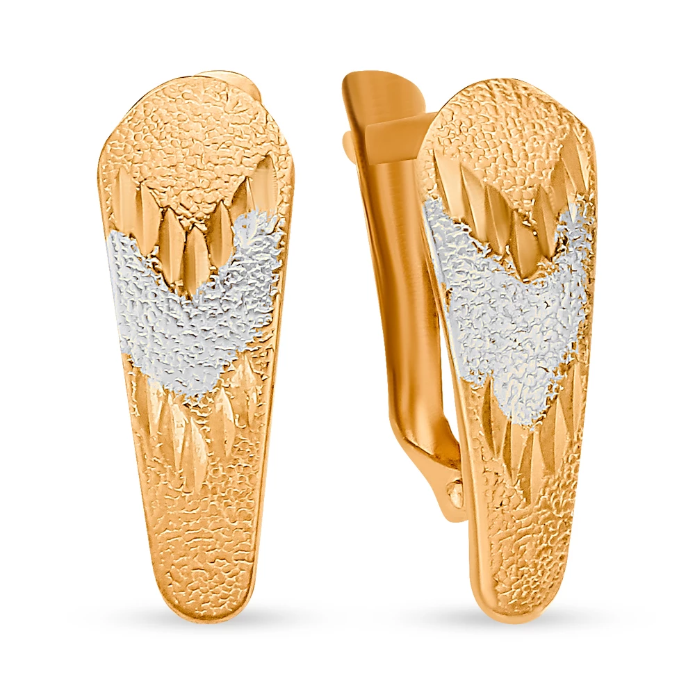 Серьги из красного золота 375 пробы 2