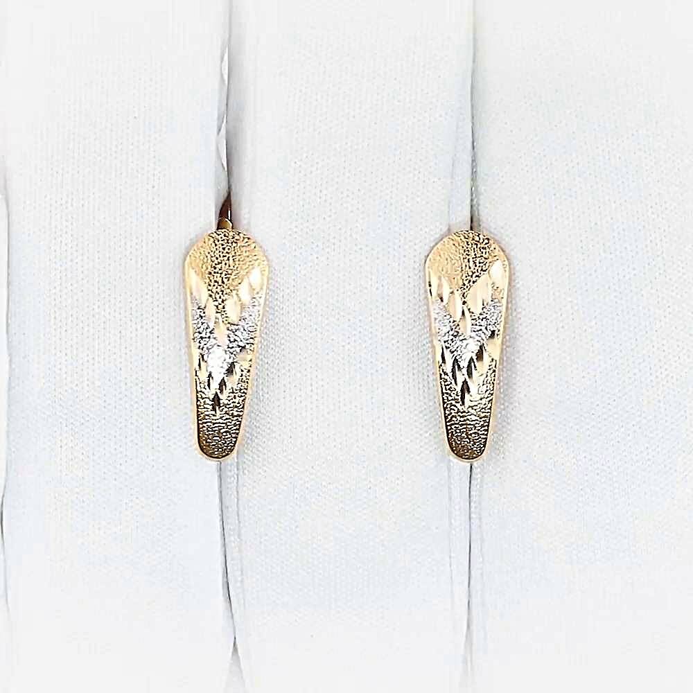 Серьги из красного золота 375 пробы 1