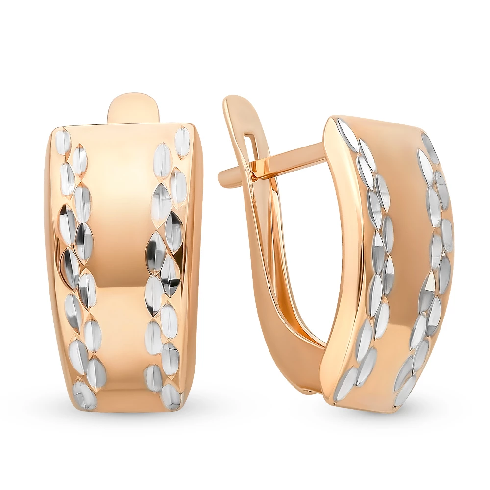 Серьги из красного золота 375 пробы 1