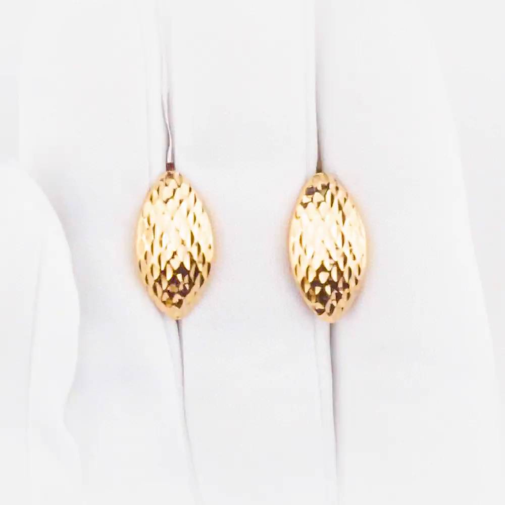 Серьги из красного золота 585 пробы 1