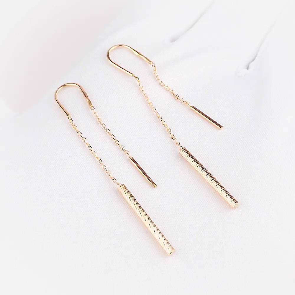 Серьги из красного золота 375 пробы 1