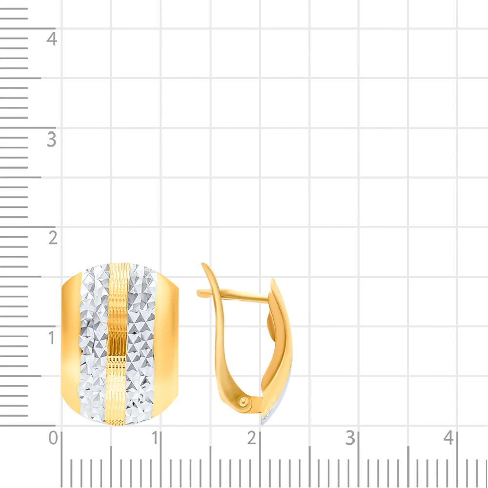 Серьги из красного золота 585 пробы 3