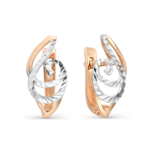 Серьги из красного золота 375 пробы 2