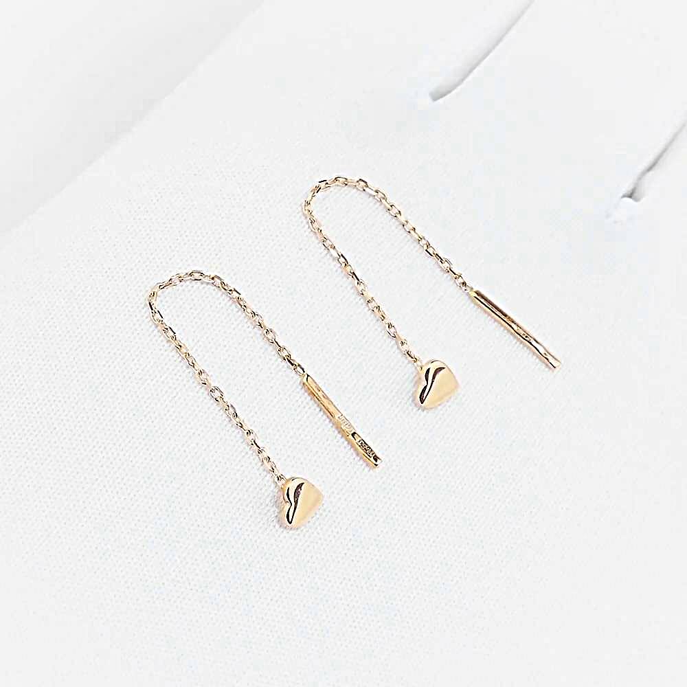 Серьги из красного золота 375 пробы 1