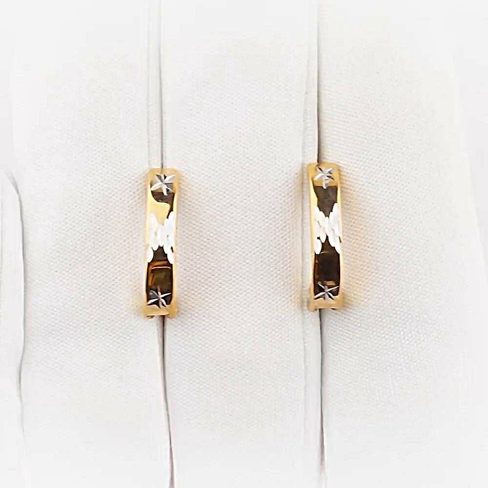 Серьги из красного золота 375 пробы 1