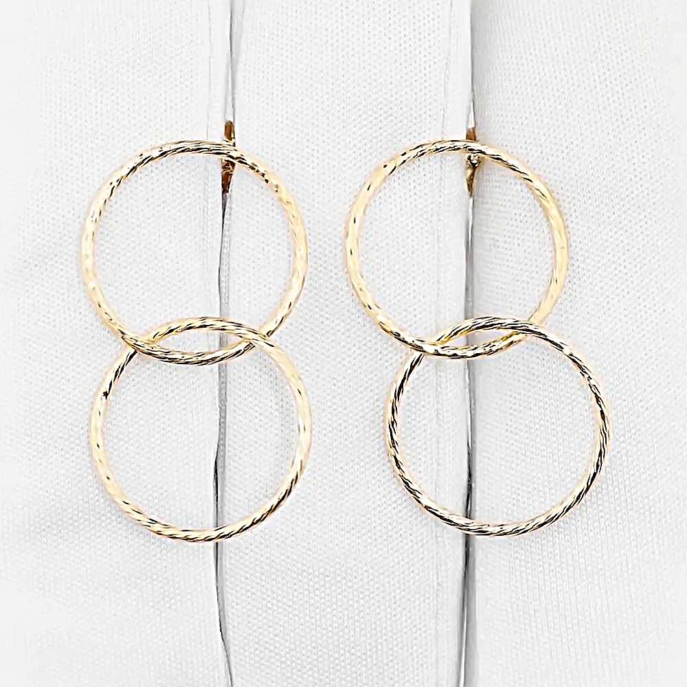 Серьги из красного золота 375 пробы 1