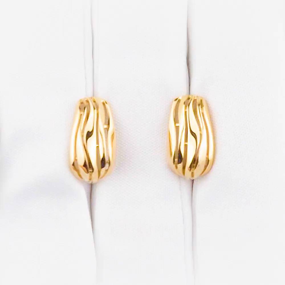 Серьги из красного золота 585 пробы 1
