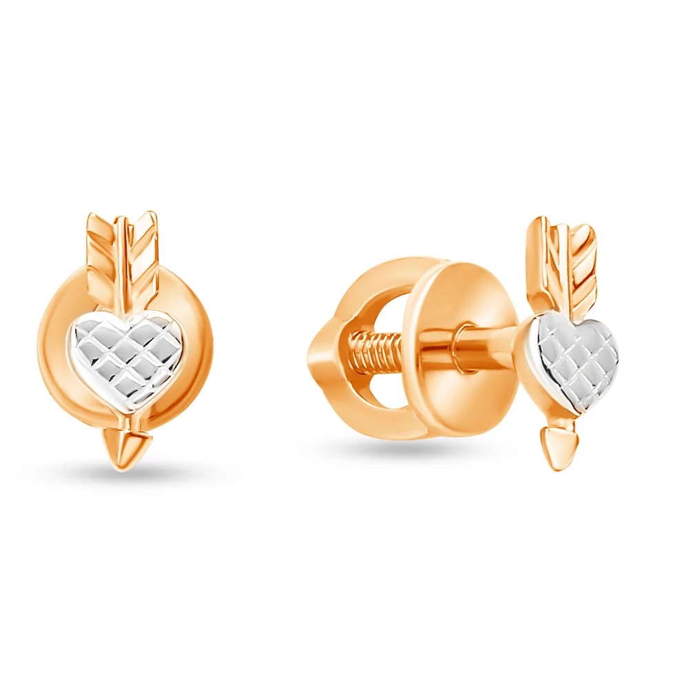 Серьги из красного золота 375 пробы 1