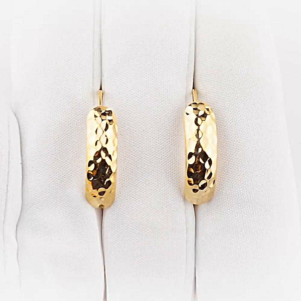 Серьги из красного золота 375 пробы 1