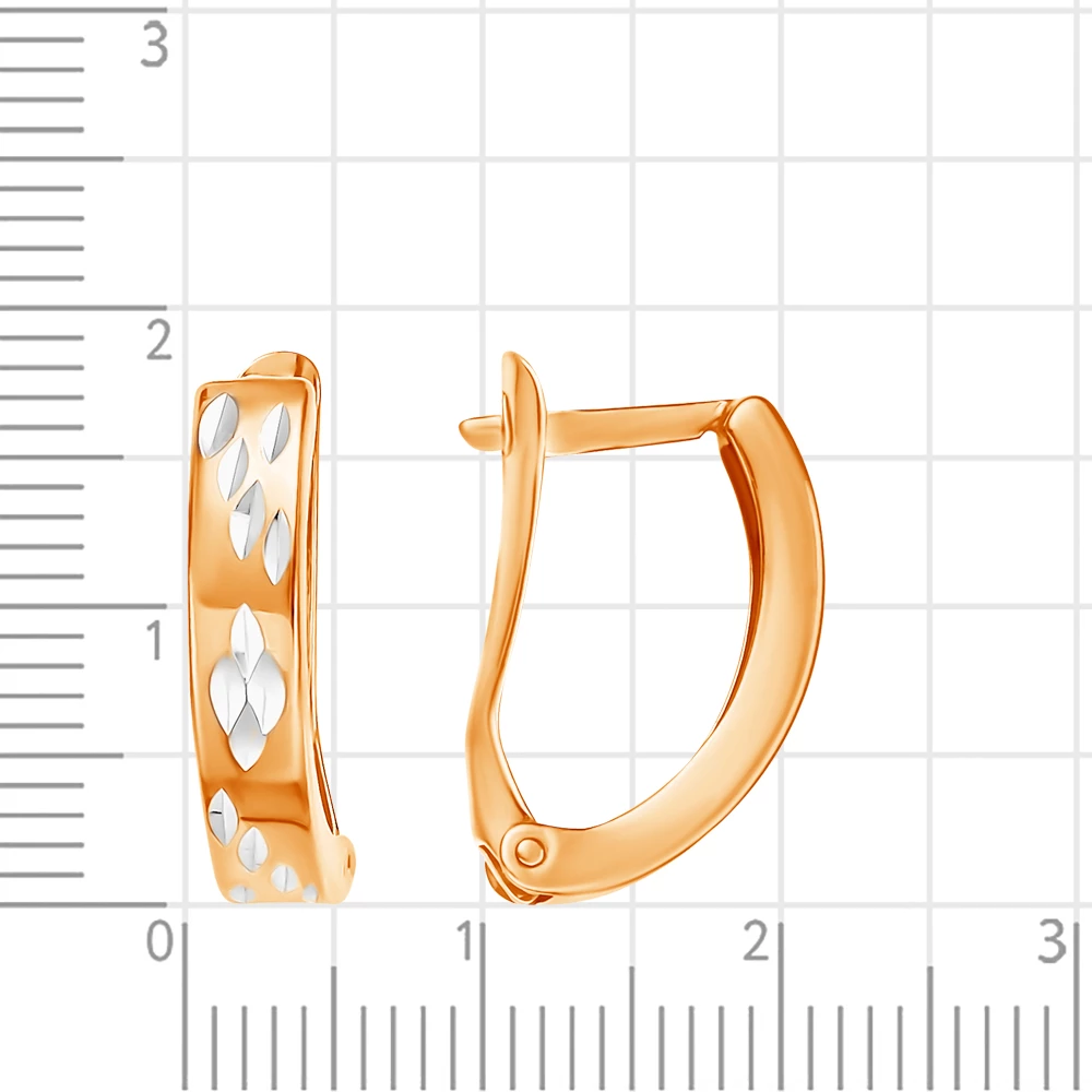 Серьги из красного золота 585 пробы 3