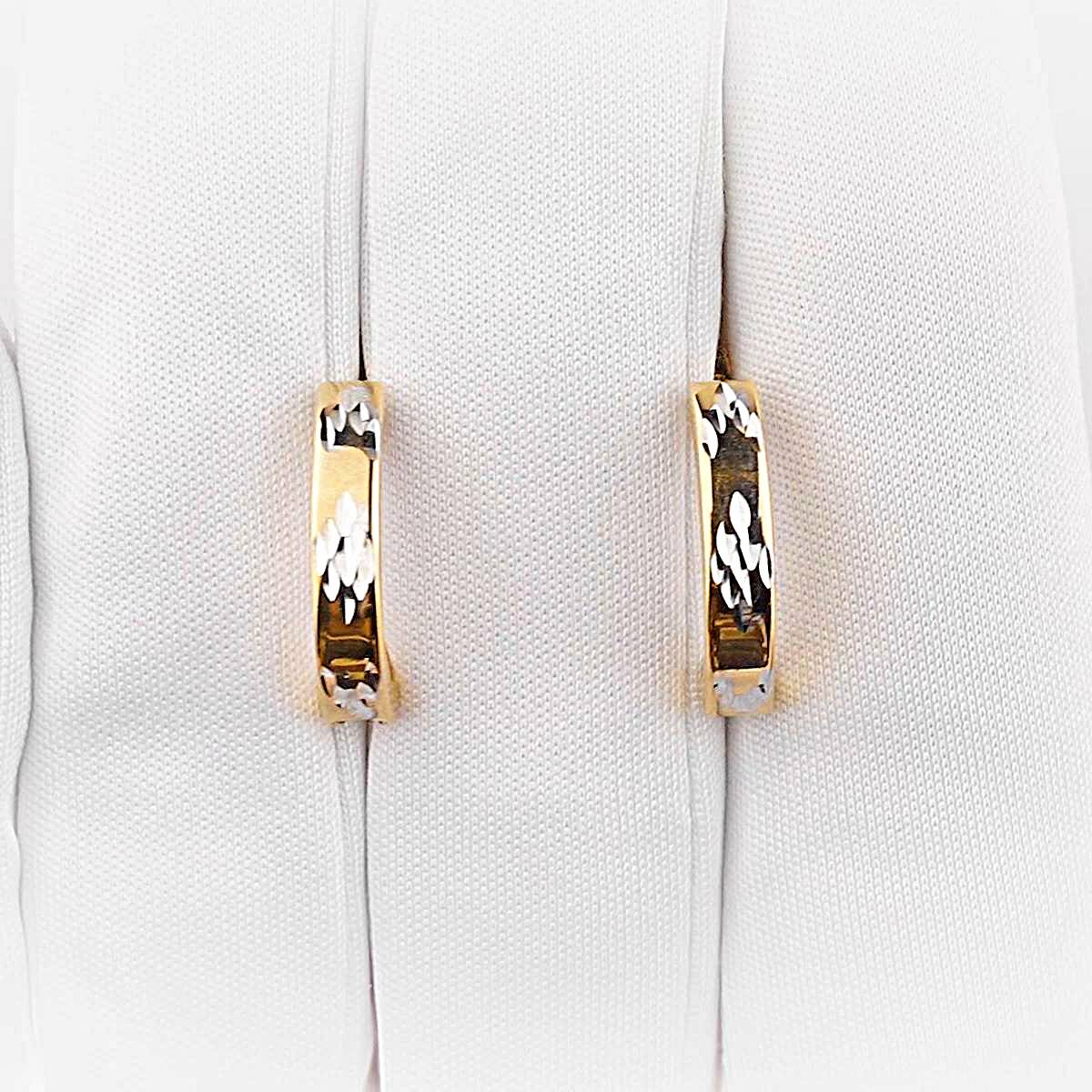 Серьги из красного золота 585 пробы 1