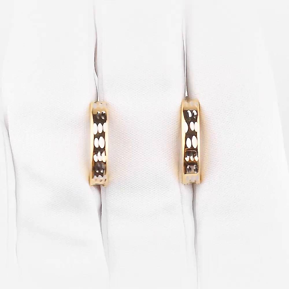 Серьги из красного золота 585 пробы 1