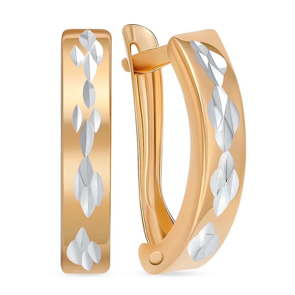 Серьги из красного золота 375 пробы 2