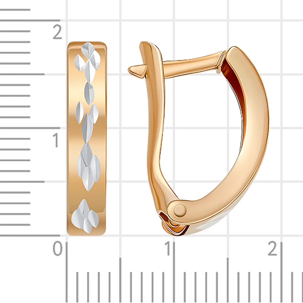 Серьги из красного золота 375 пробы 3