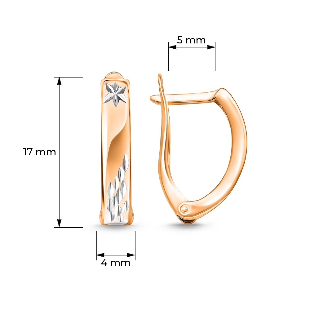 Серьги из красного золота 375 пробы 4