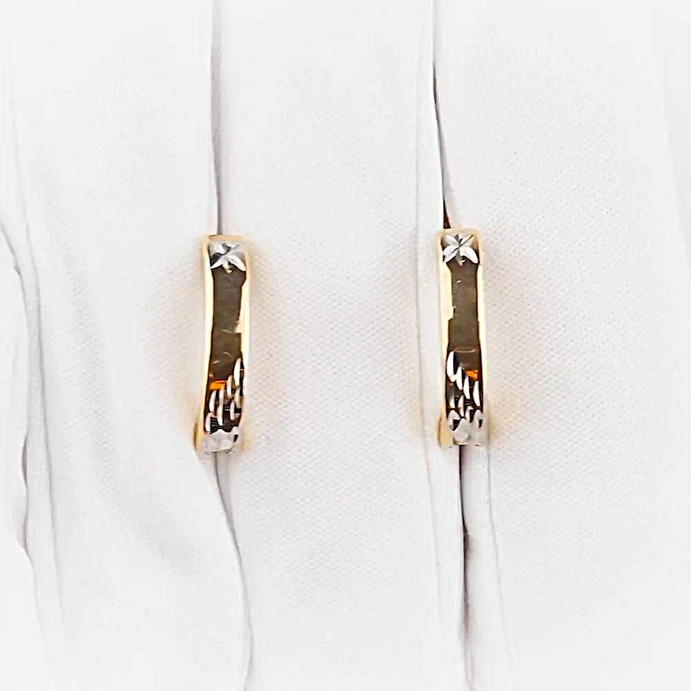 Серьги из красного золота 375 пробы 1