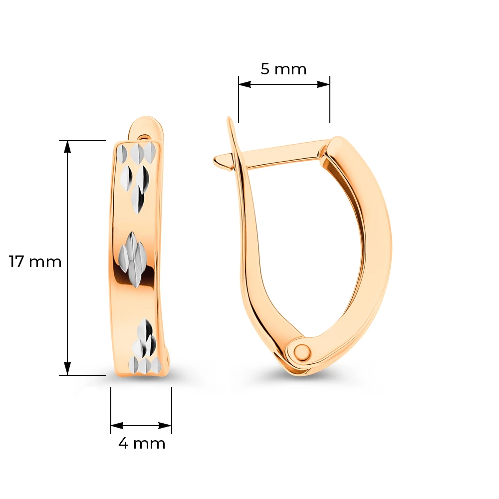 Серьги из красного золота 375 пробы 4