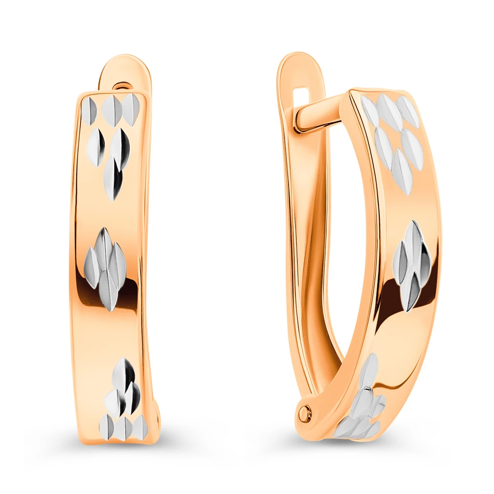 Серьги из красного золота 375 пробы 2