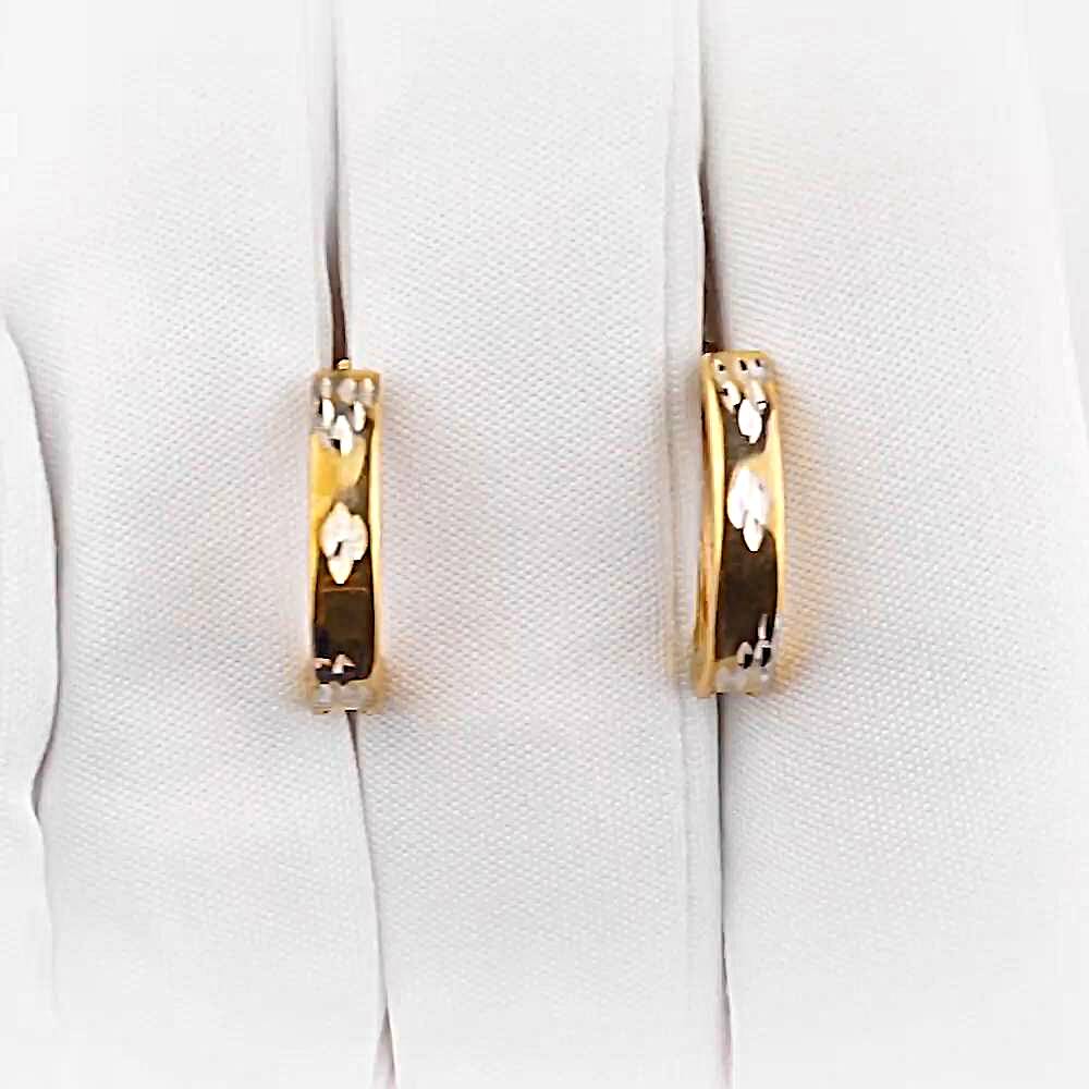 Серьги из красного золота 375 пробы 1
