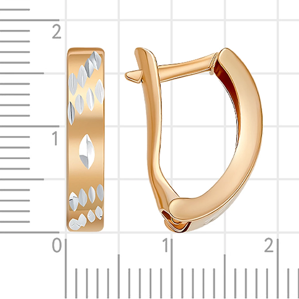Серьги из красного золота 375 пробы 3