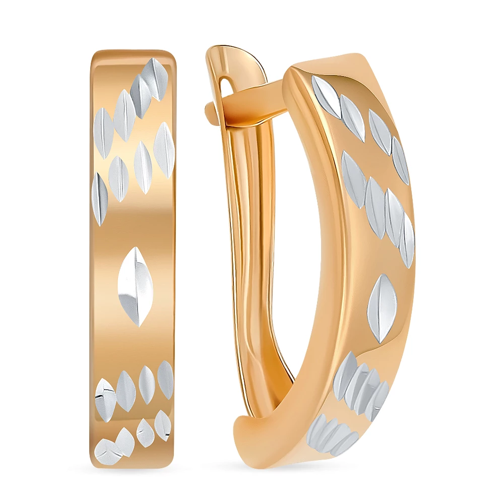 Серьги из красного золота 375 пробы 2