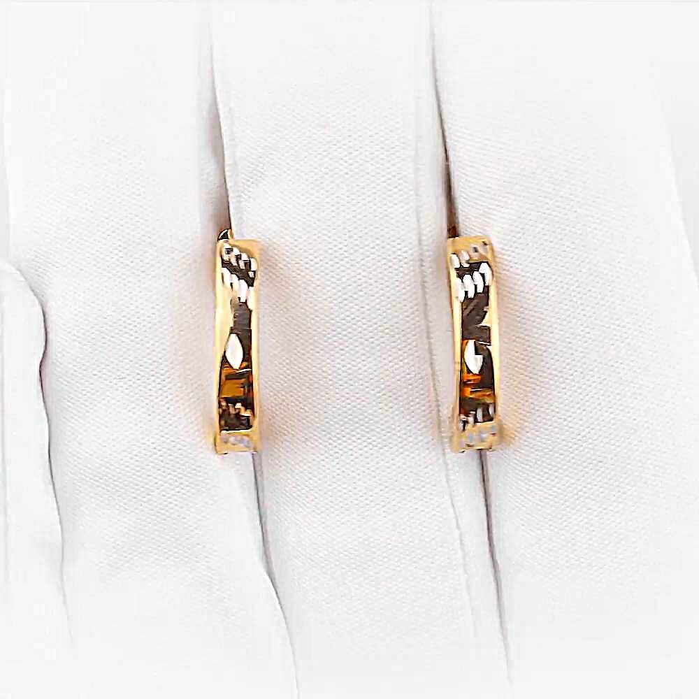 Серьги из красного золота 375 пробы 1