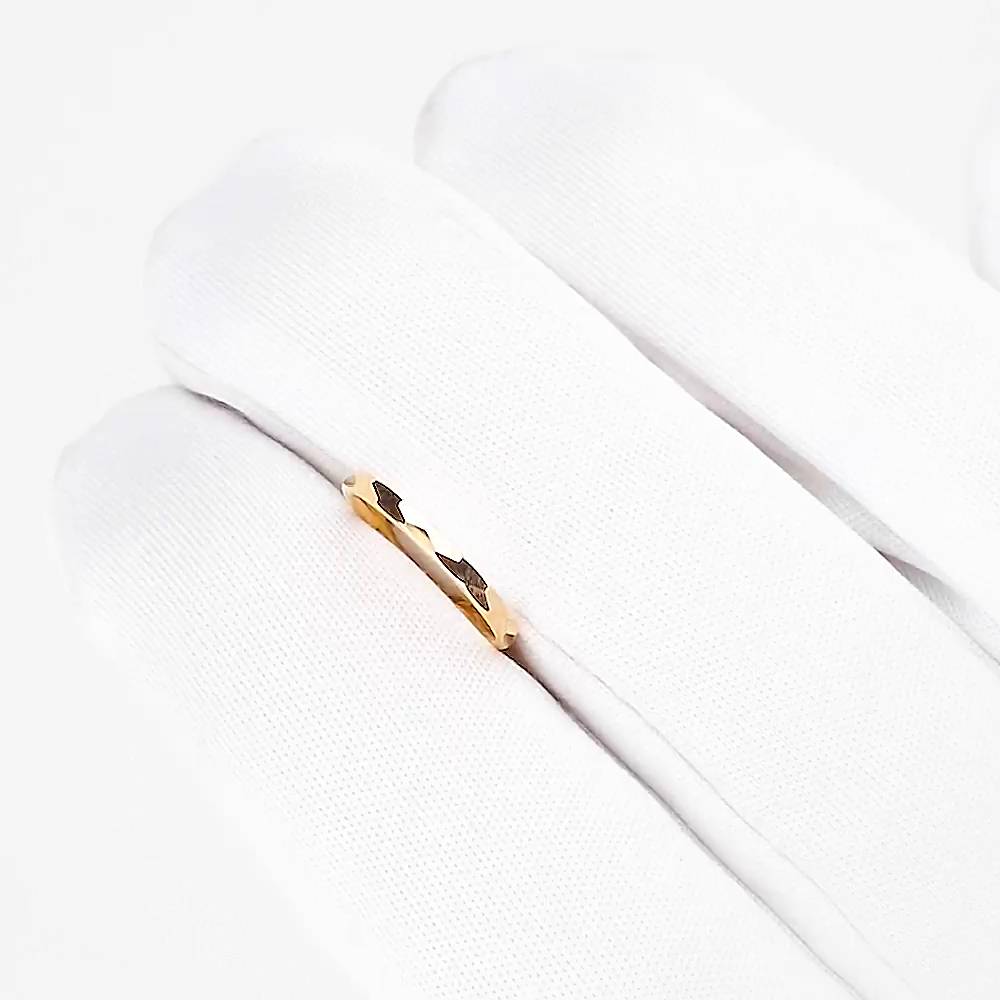 Серьга из красного золота 585 пробы 1