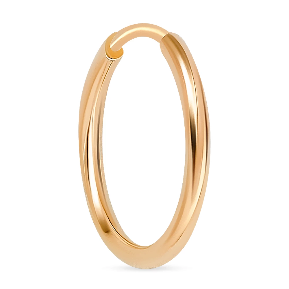 Серьга из красного золота 585 пробы