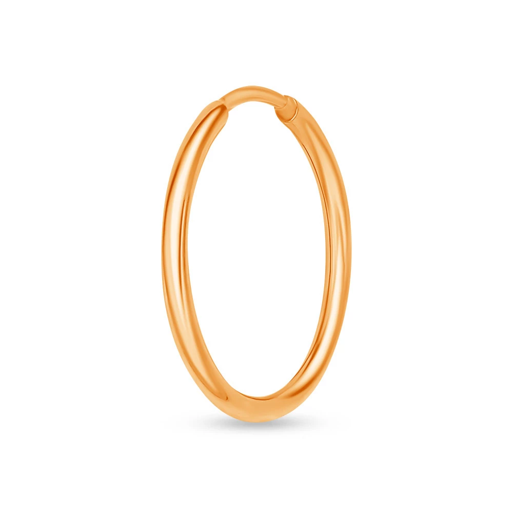 Серьга из красного золота 375 пробы 2