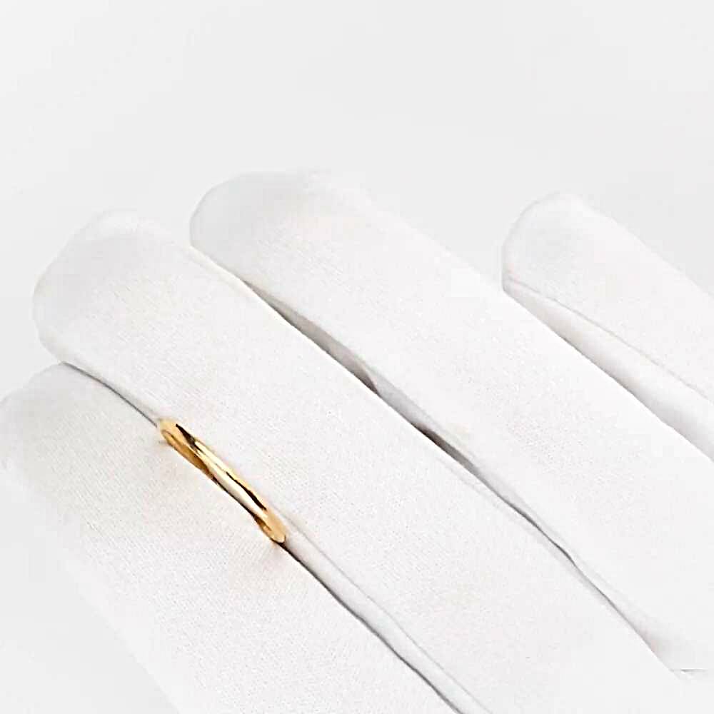 Серьга из красного золота 375 пробы