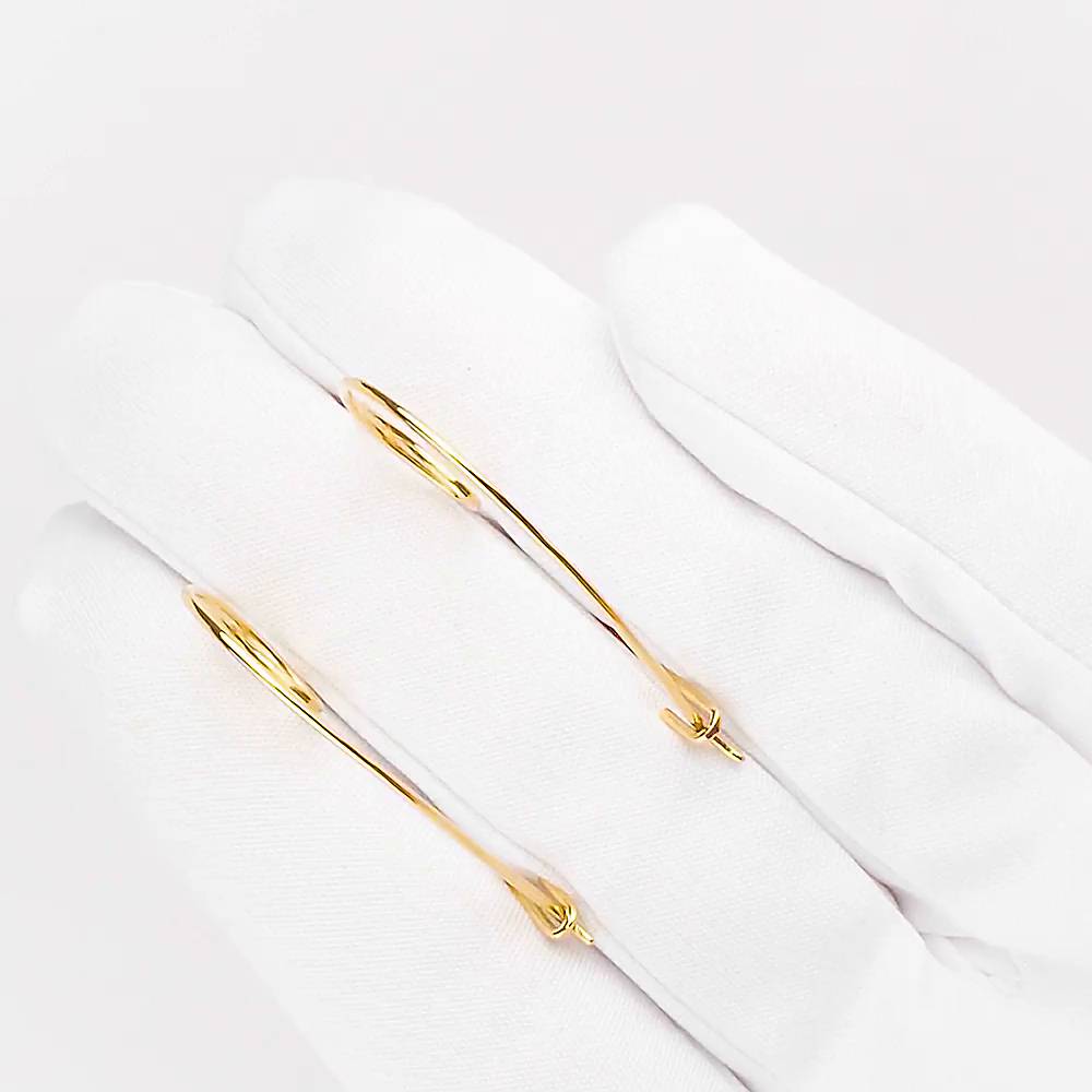 Серьги из красного золота 585 пробы 1