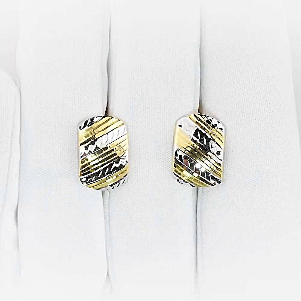 Серьги из желтого золота 585 пробы