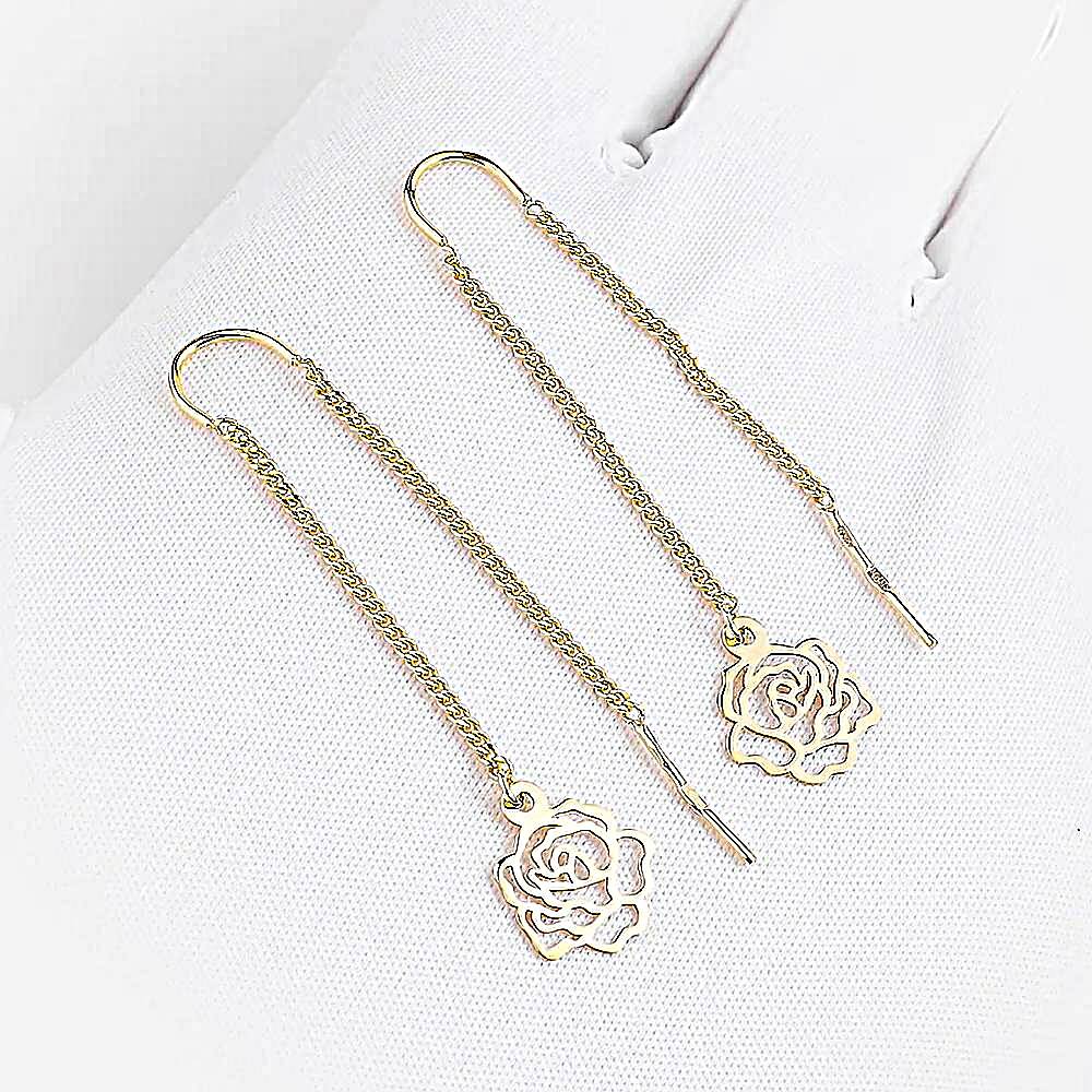 Серьги из красного золота 375 пробы 1