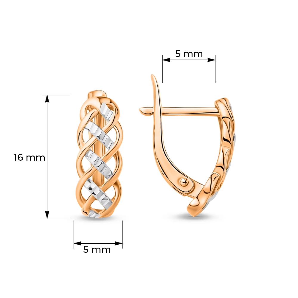 Серьги из красного золота 375 пробы 4