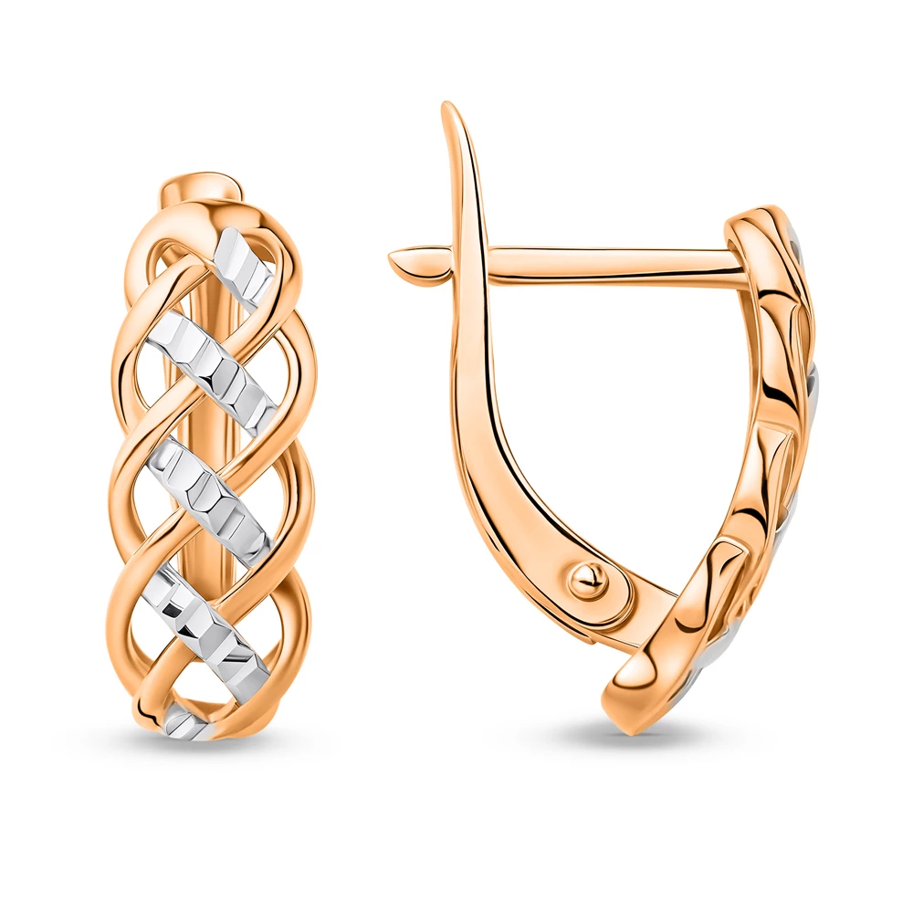 Серьги из красного золота 375 пробы 3