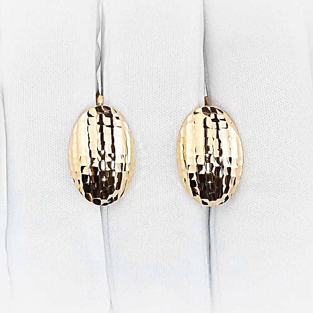 Серьги из красного золота 375 пробы 1